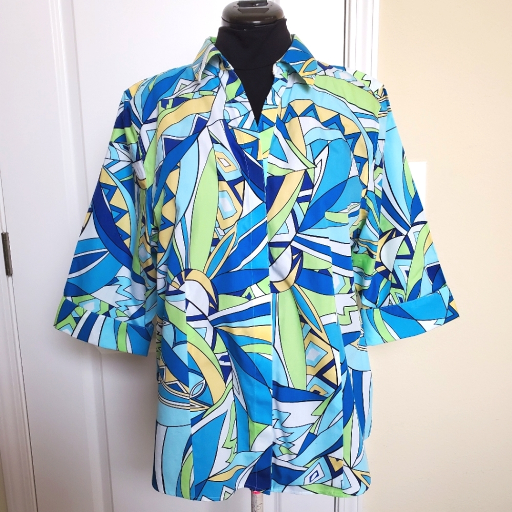 Chico's Summer blouse Sz3